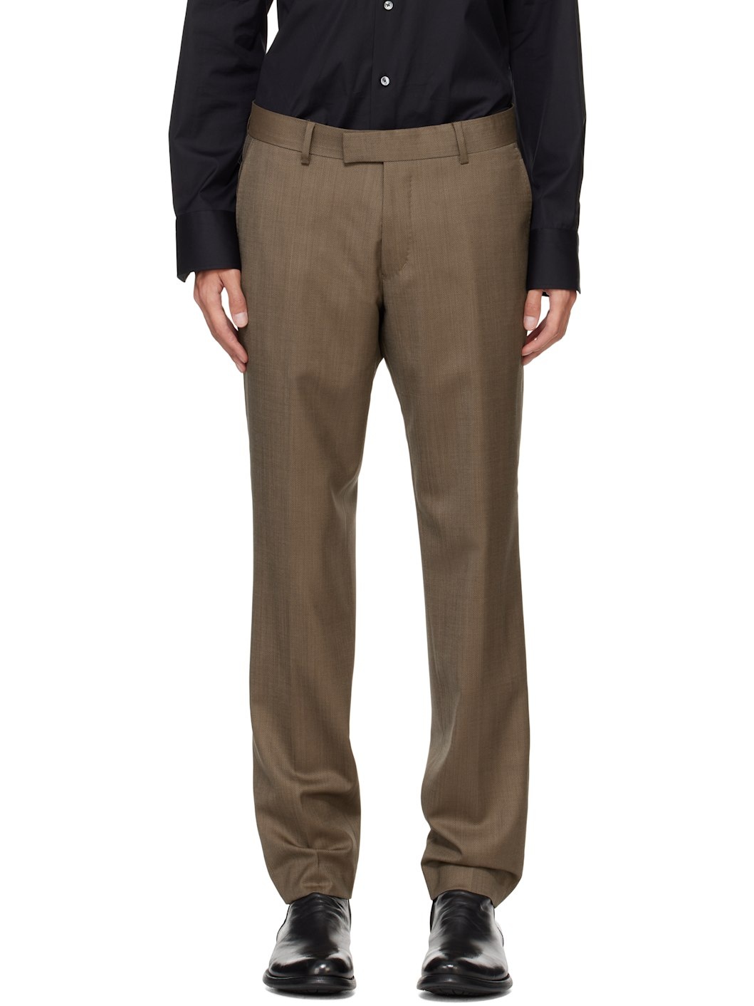 Brown Tenuta Trousers - 1