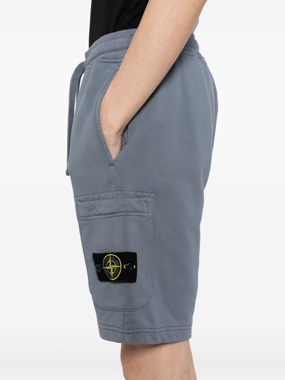 garment-dye logo shorts - 5