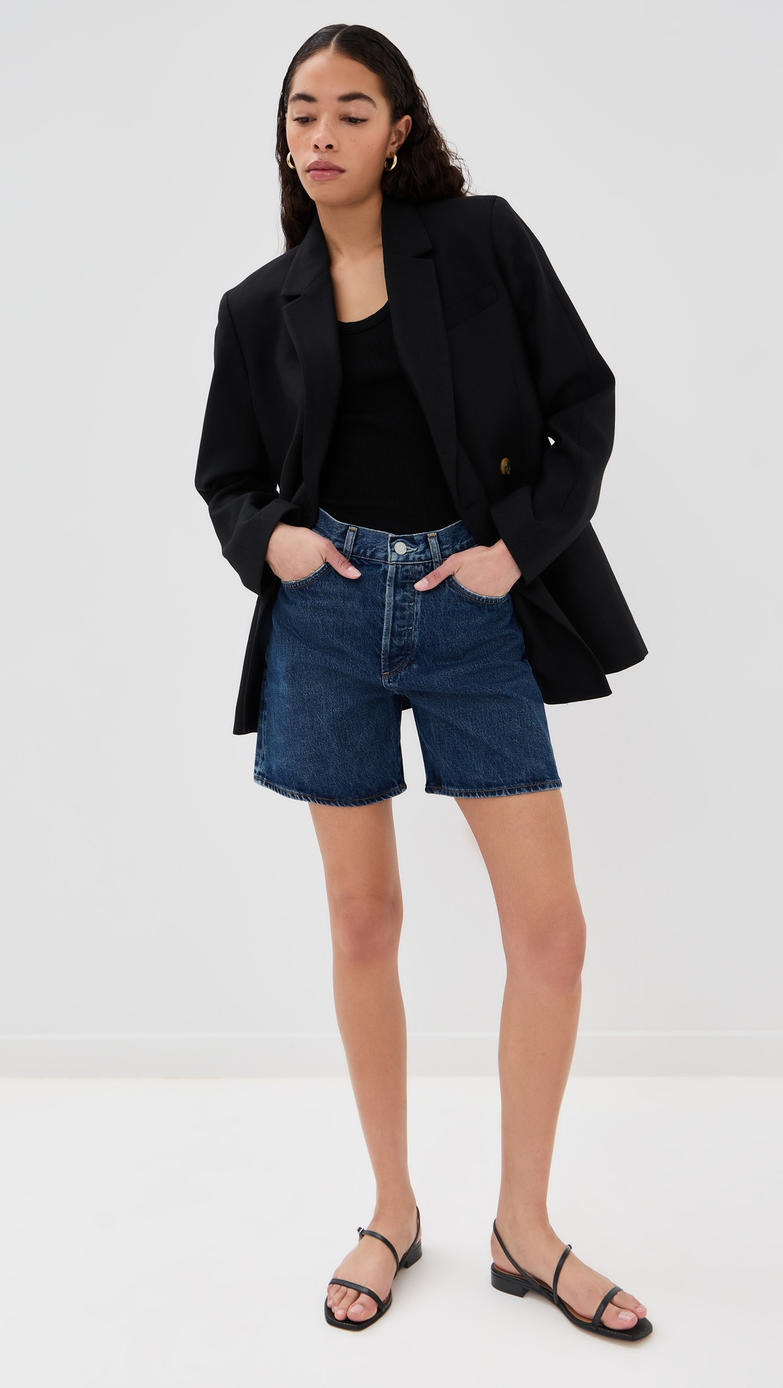 Dame High Rise Baggy Shorts - 4