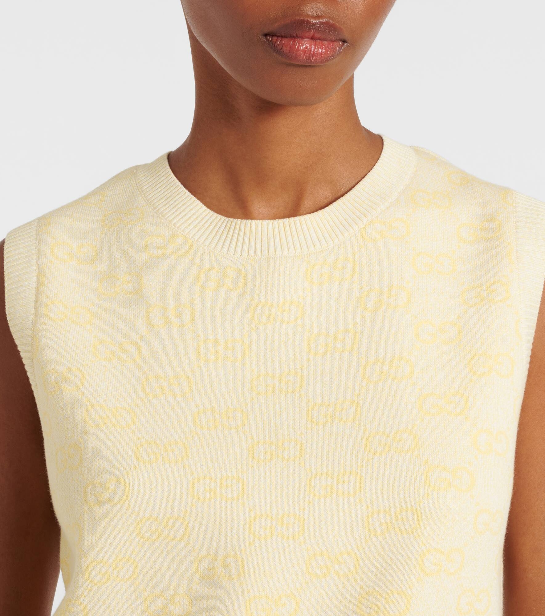 GG cotton-blend sweater - 4