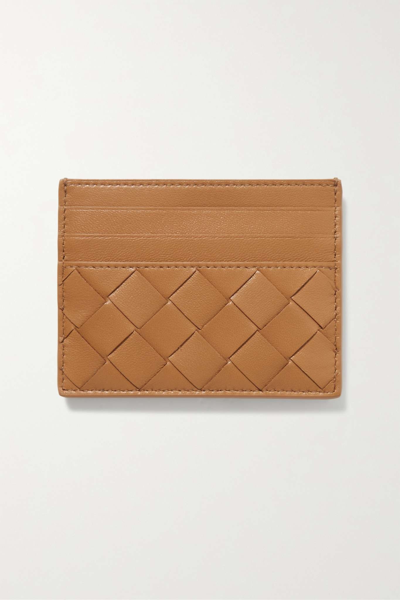 Intrecciato leather cardholder - 2