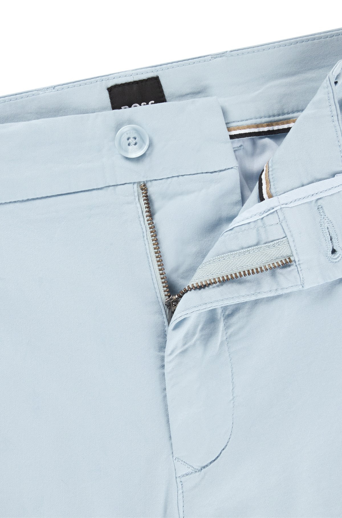 SLIM-FIT SHORTS IN STRETCH-COTTON TWILL - 6