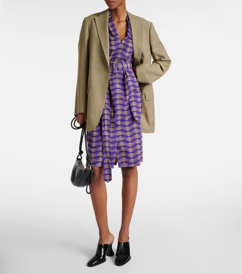 Dries Van Noten Printed cotton poplin minidress outlook