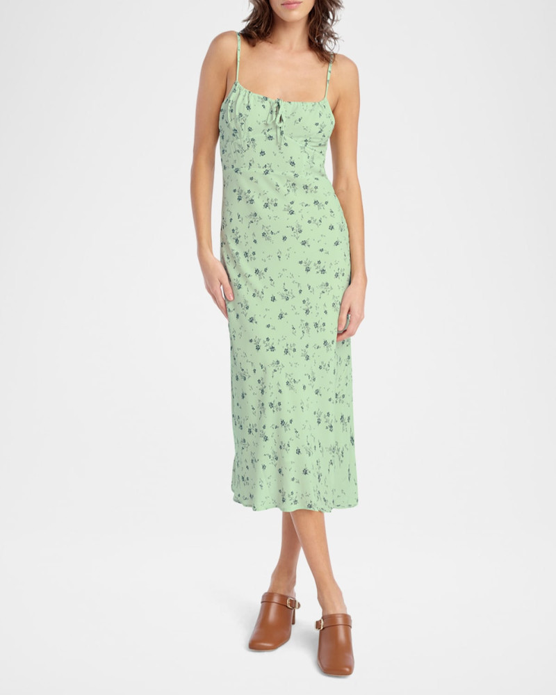 Favorite Daughter The One That Got Away Floral Midi Dress outlook
