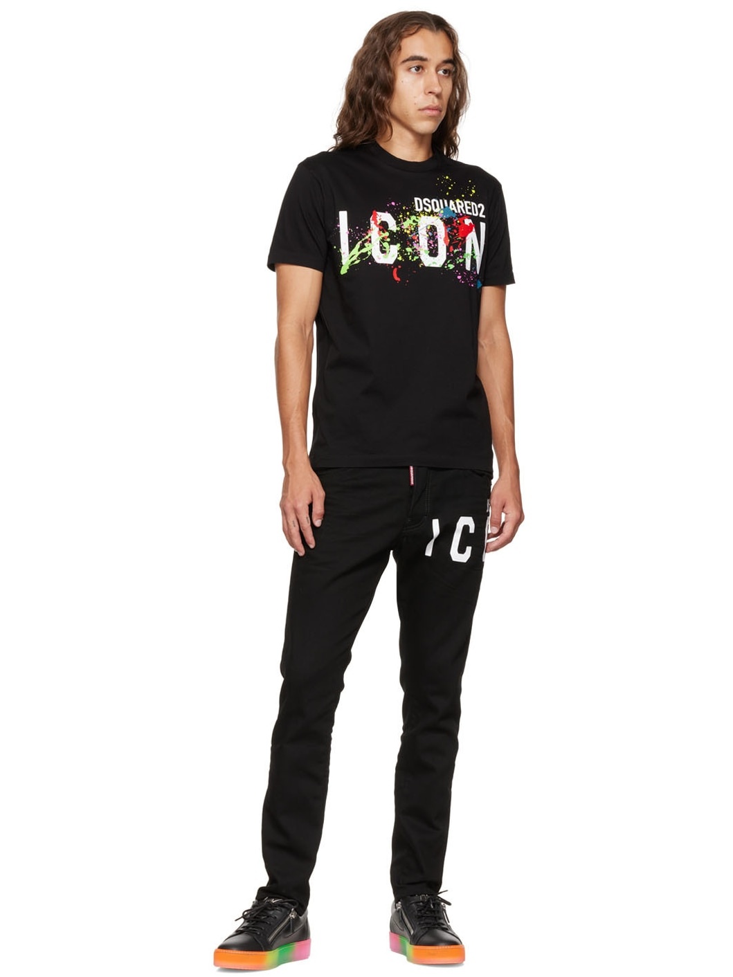 Black Frankie Sneakers - 5