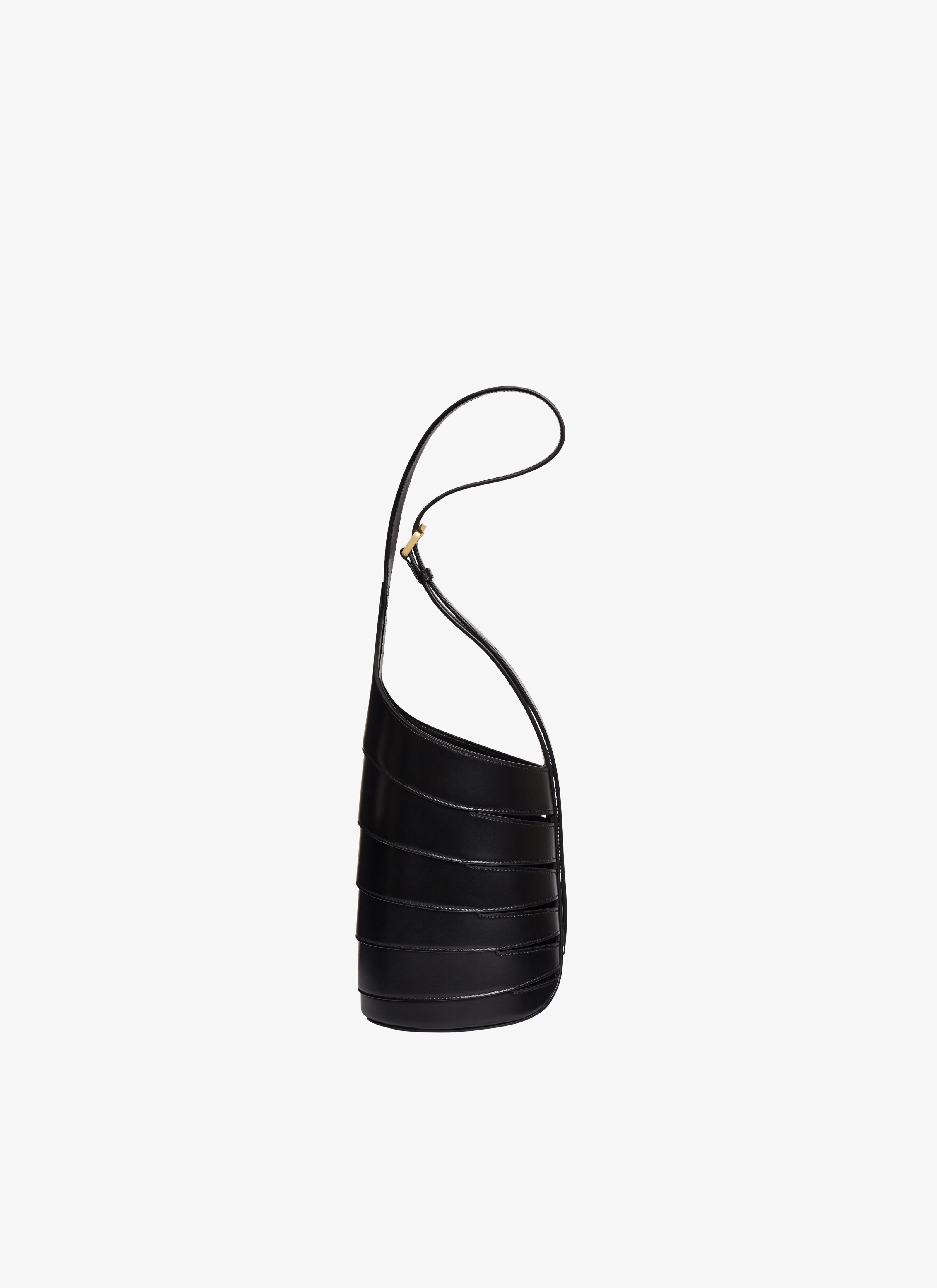 BABEL SMALL BAG IN GLOSSY SMOOTH CALFSKIN - 4