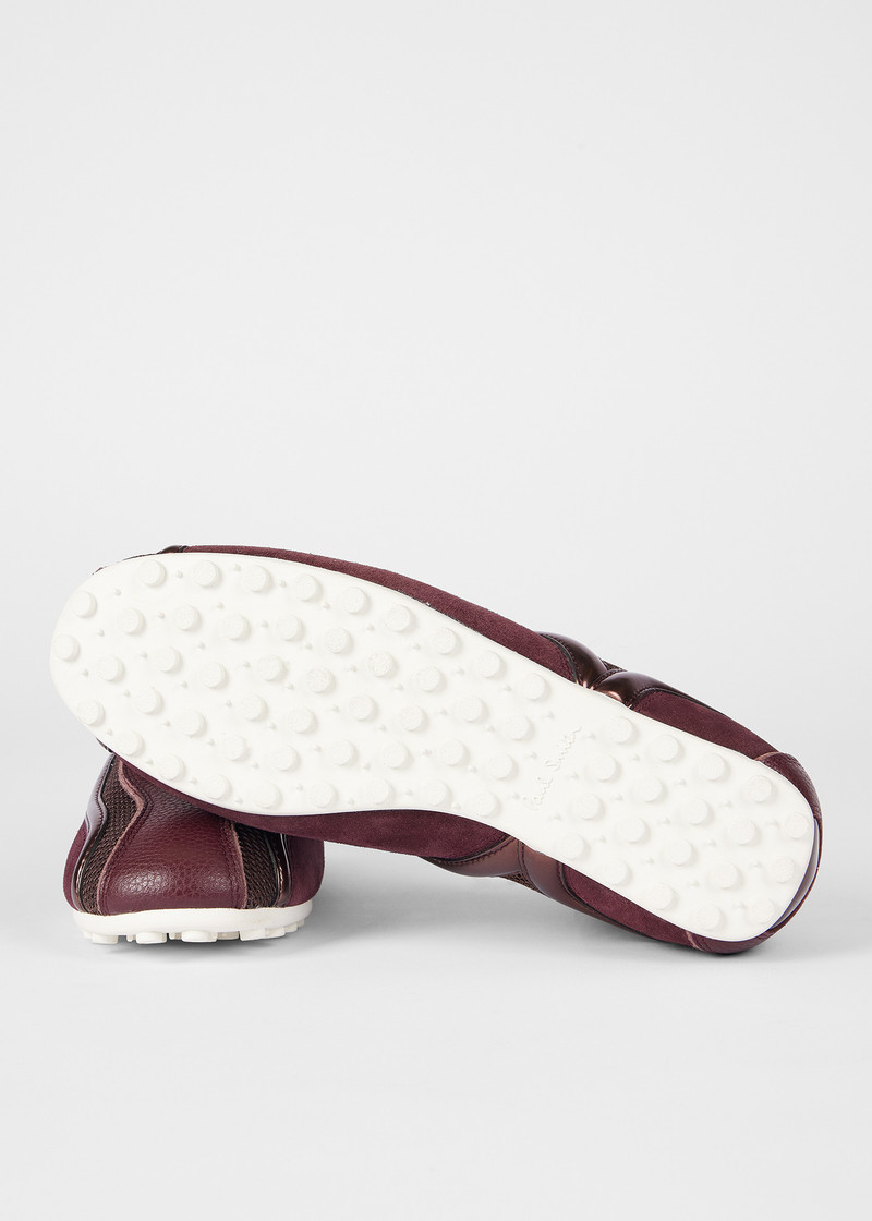 Paul Smith Women's Burgundy 'Rochelle' Trainers outlook
