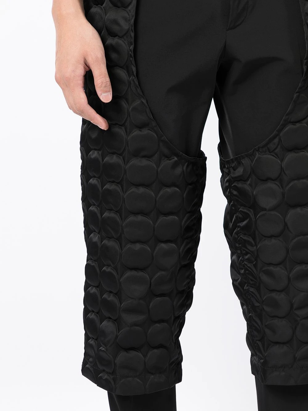 quilted high-waisted chaps - 5