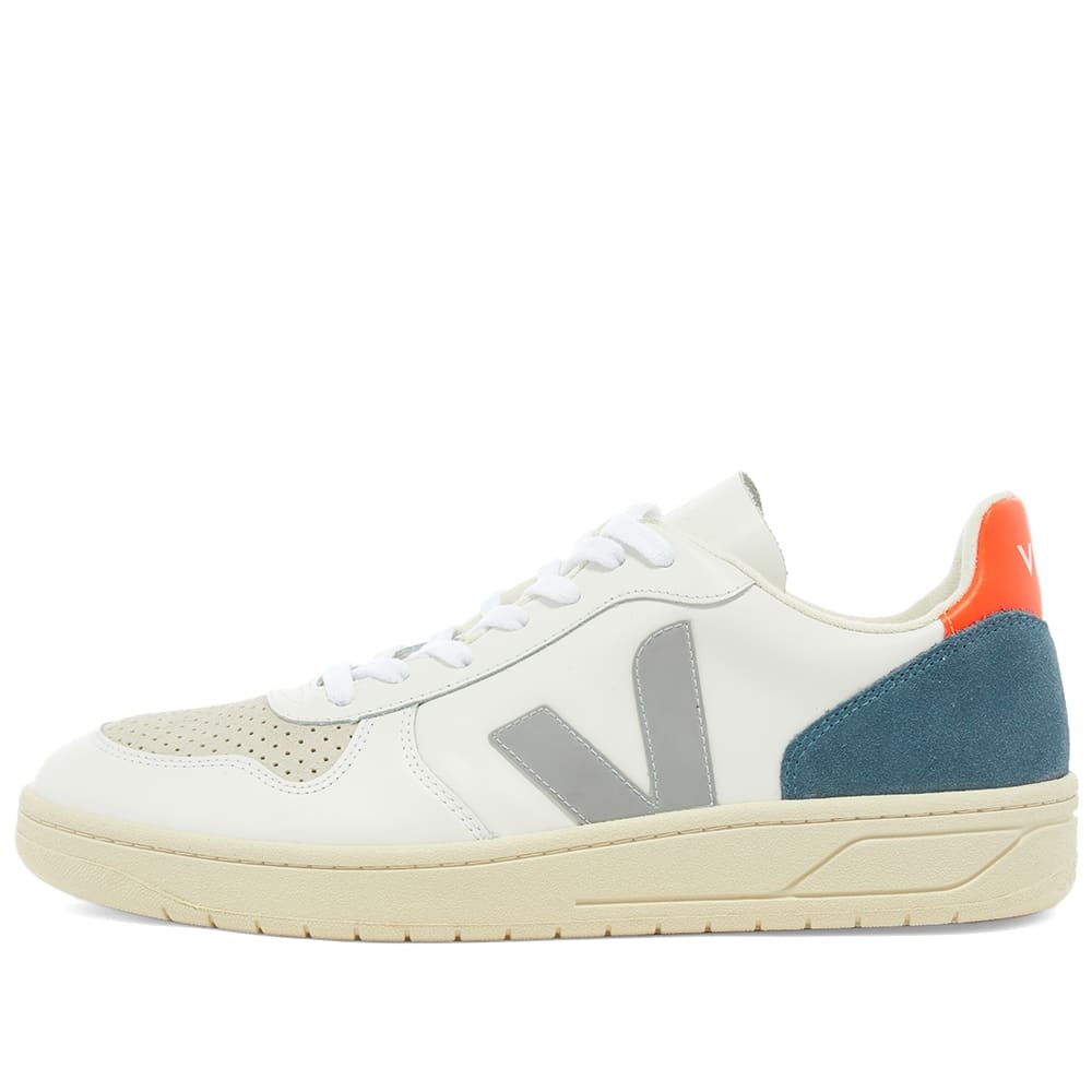 Veja V-10 Leather Basketball Sneaker - 2