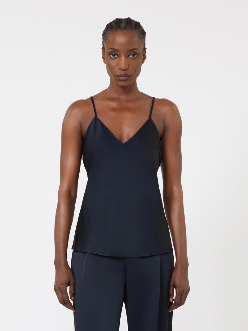 ONDE Envers satin camisole top - MIDNIGHTBLUE 3