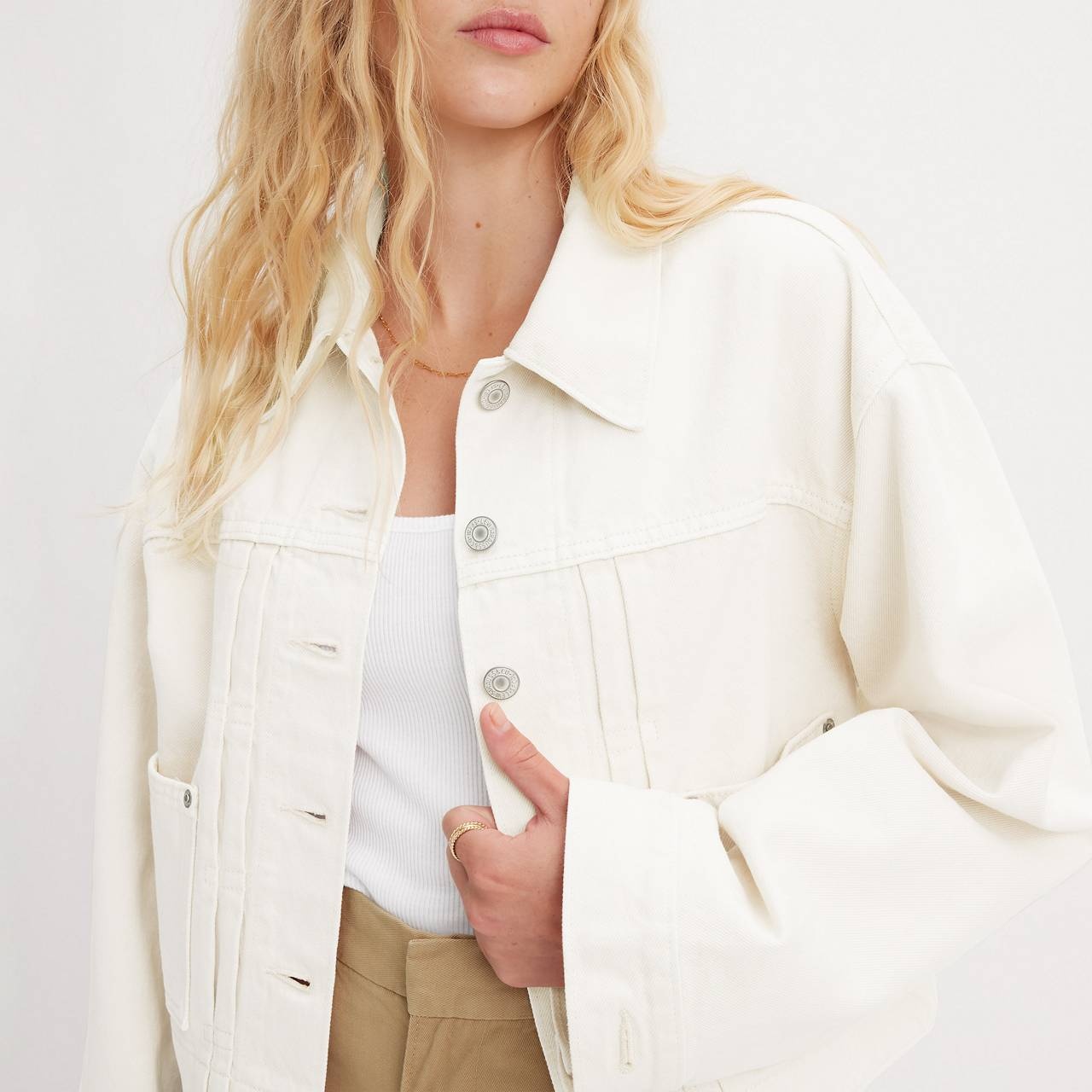 TAILORED 90S TRUCKER JACKET - 5