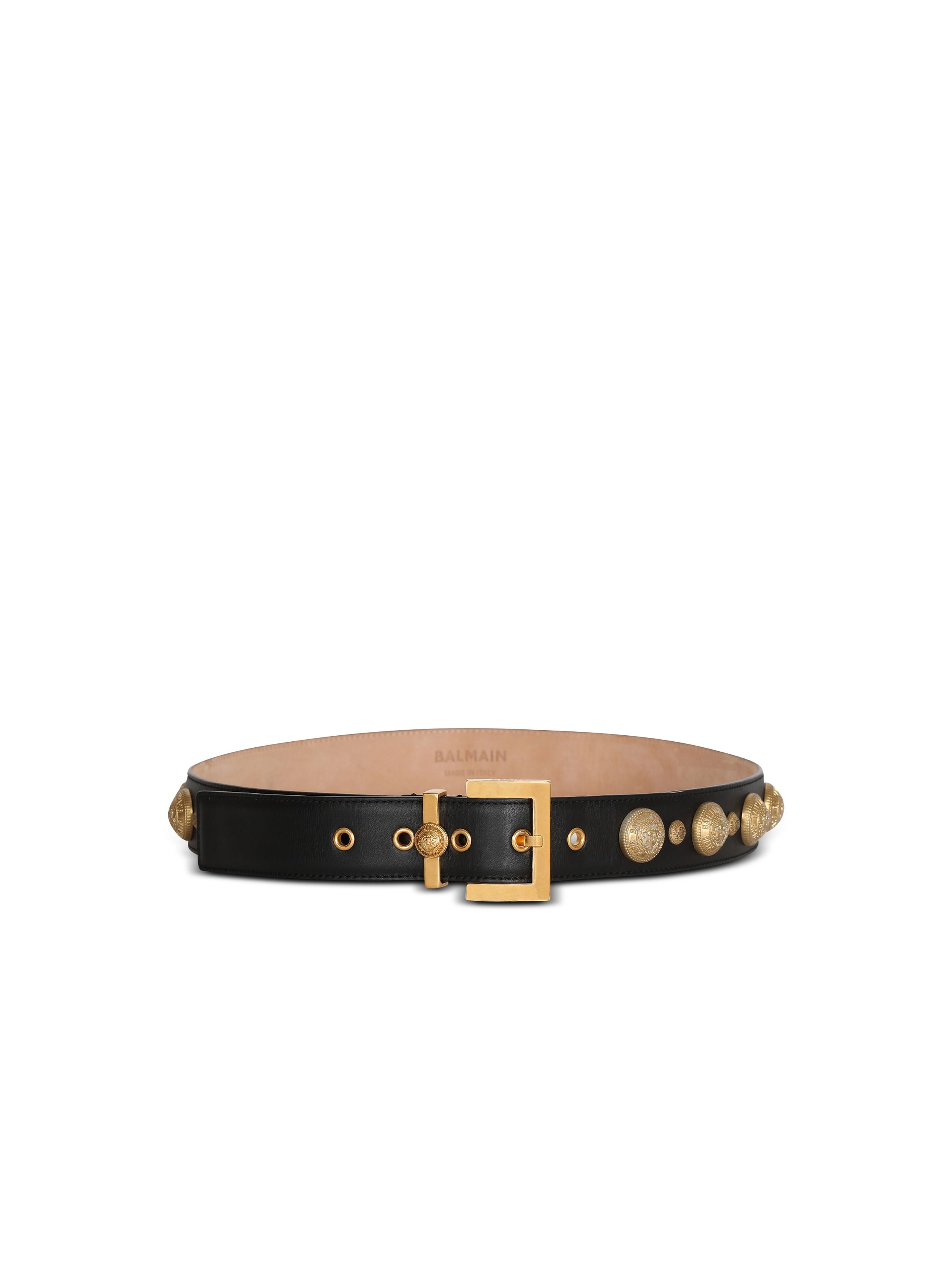 Leather 'Coin' belt - 1