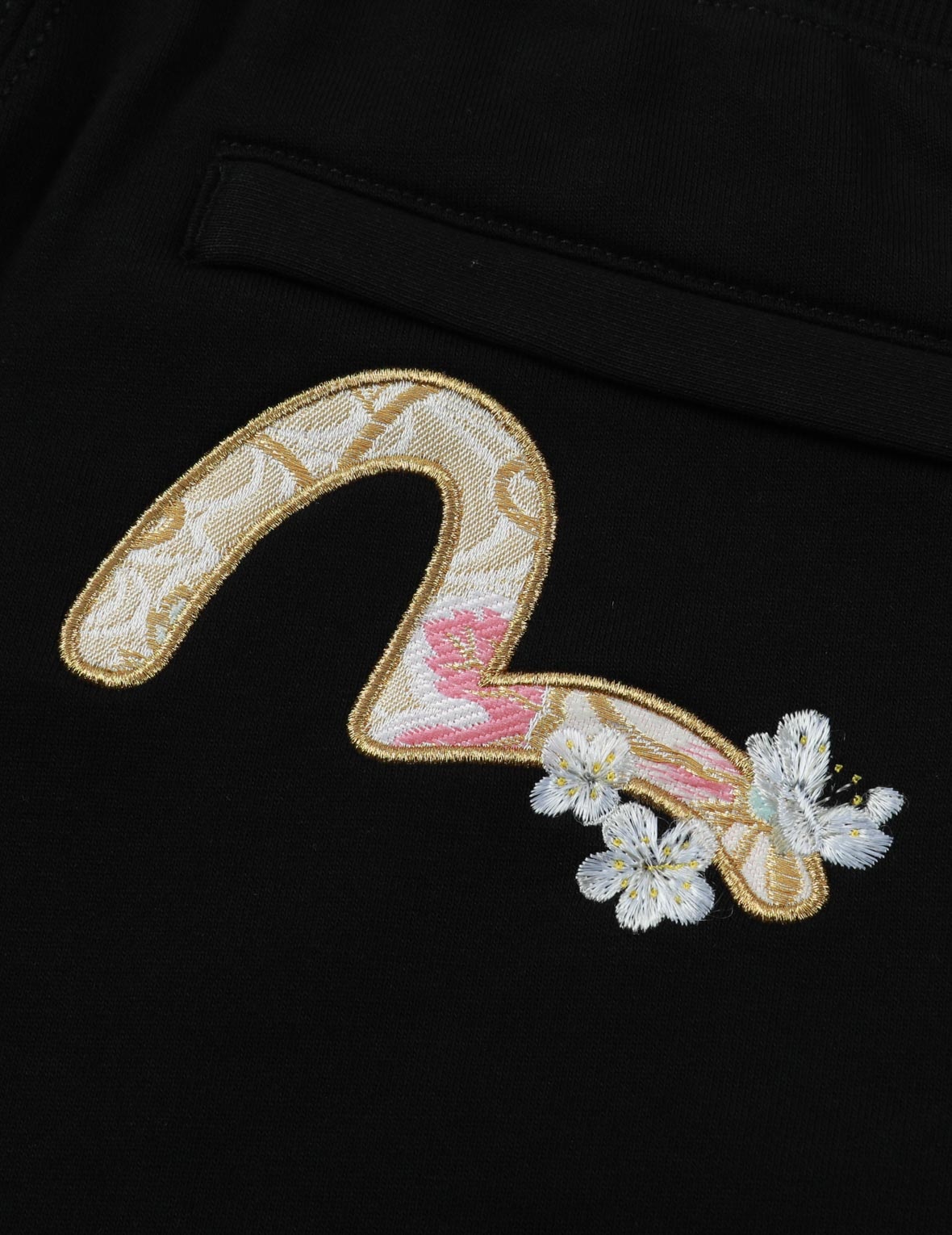BROCADE SEAGULL APPLIQUÉ AND LOGO EMBROIDERY SWEATPANTS - 10