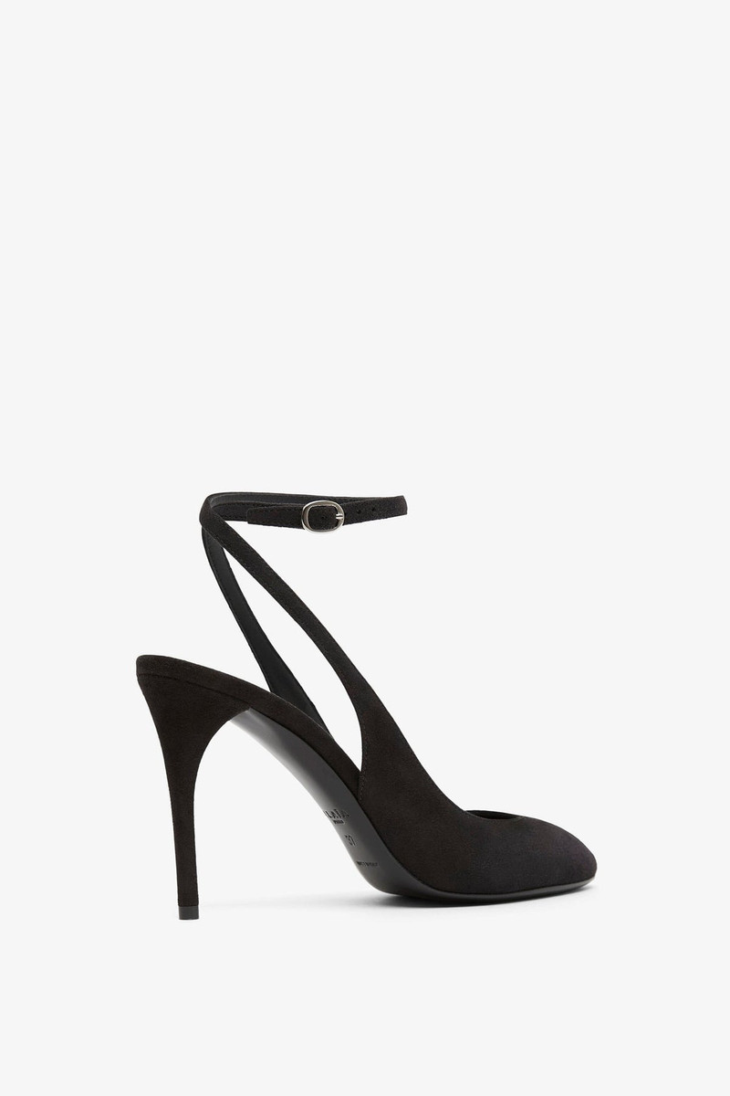 Decollete 90 black slingbacks 3