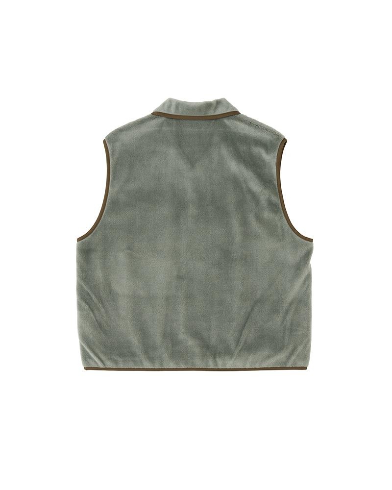 visvim BARLOW P.O. VEST LT.GREEN | REVERSIBLE