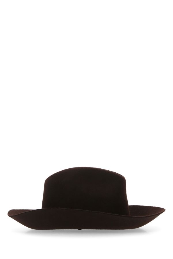 Golden Goose Deluxe Brand Man Brown Felt Fedora Hat - 2