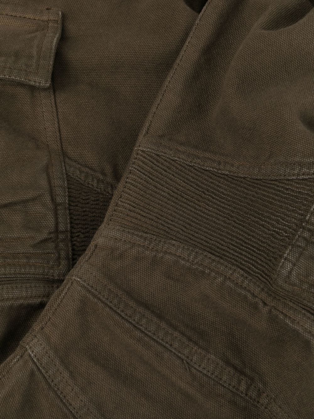 zip-detail trousers - 6