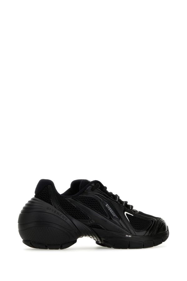 GIVENCHY Black Mesh And Synthetic Leather Tk-Mx Sneakers - 3