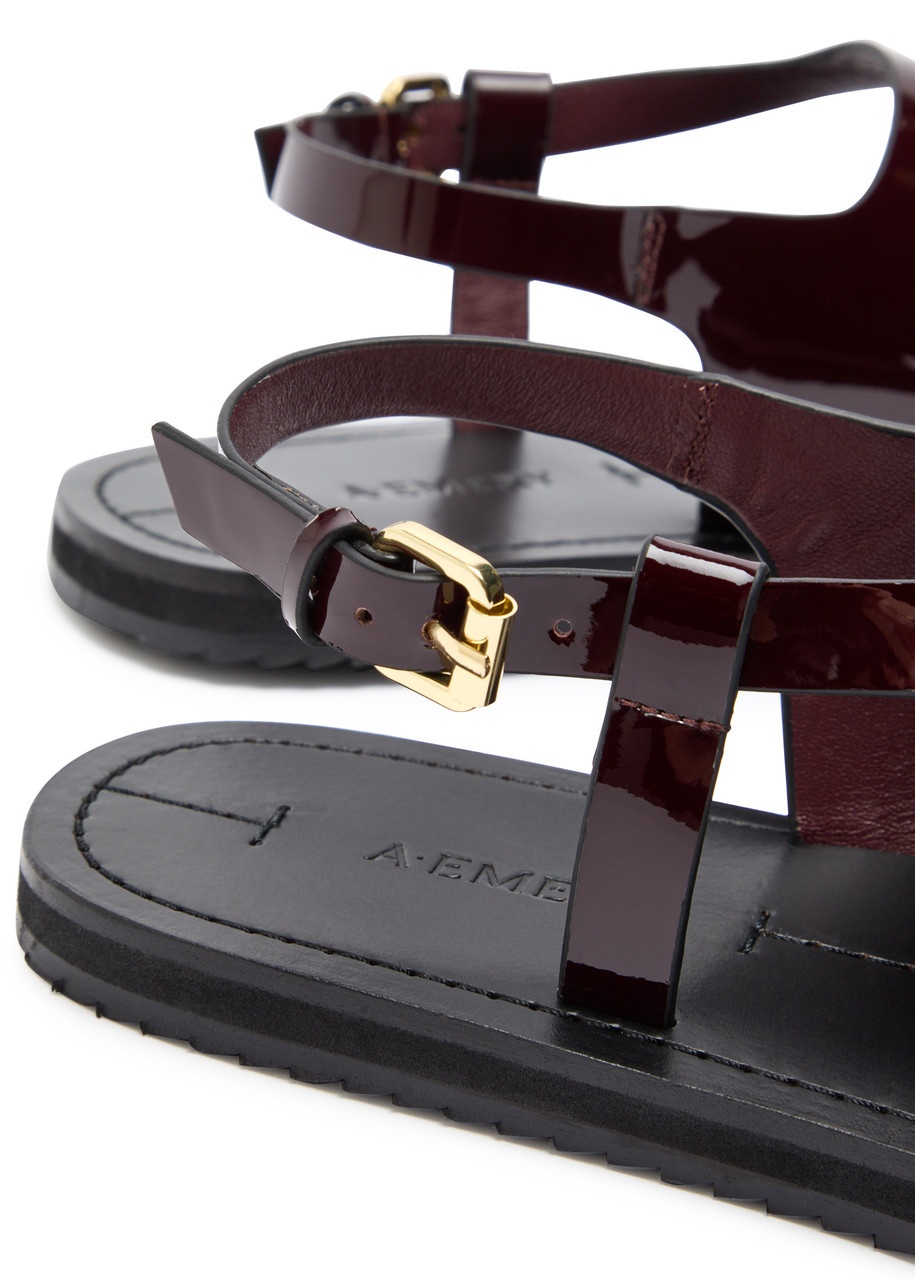 A.emery Milne Patent Leather Sandals - 4