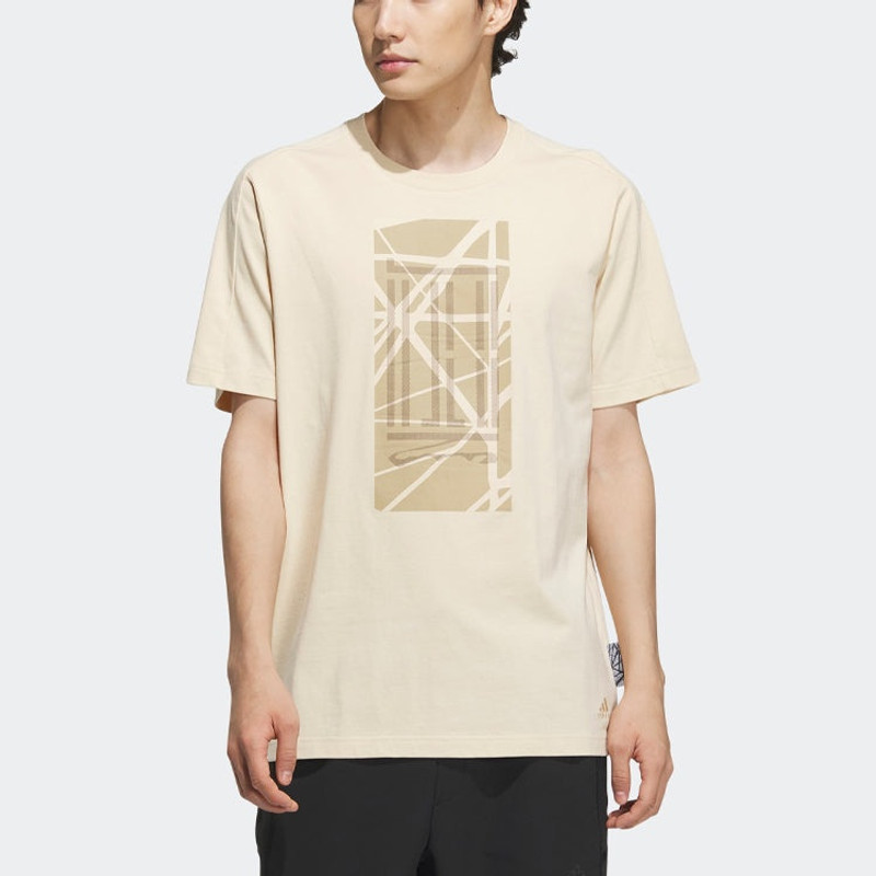 adidas adidas WJ T-shirts 'Beige' IP3685 outlook