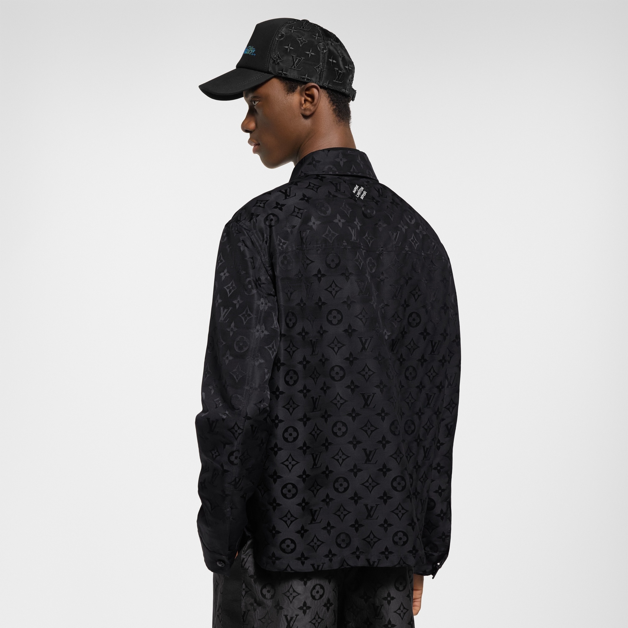 Monogram Moire Jacquard Silk Overshirt - 5