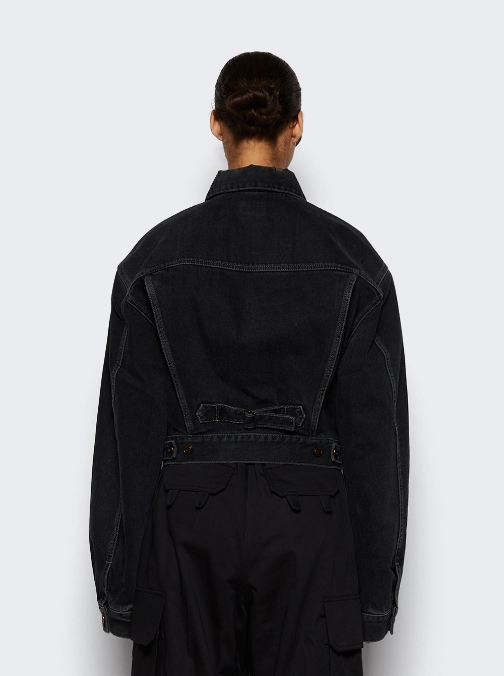 80's Denim Jacket Dark Blue - 5