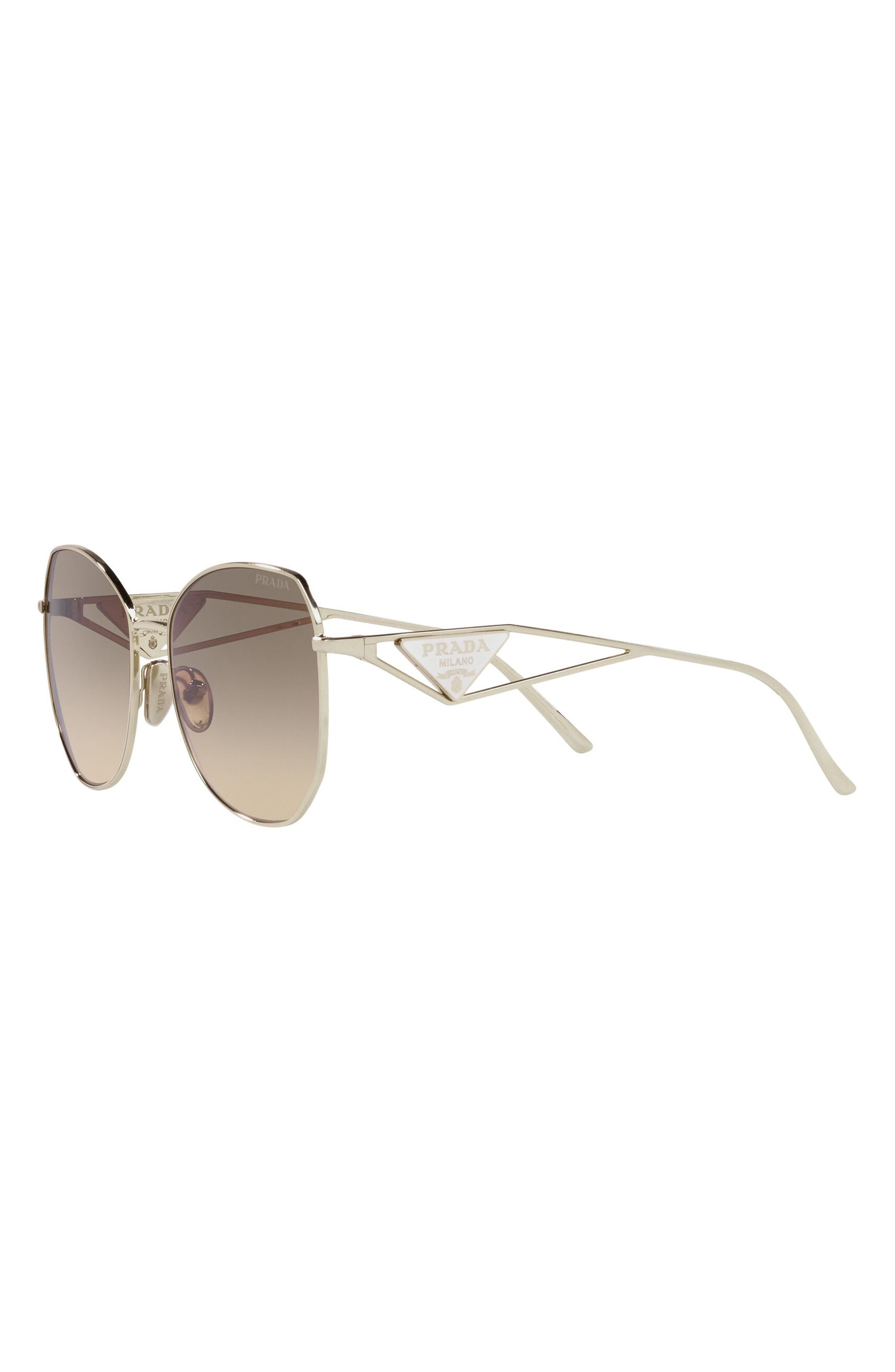 57mm Gradient Round Sunglasses - 8