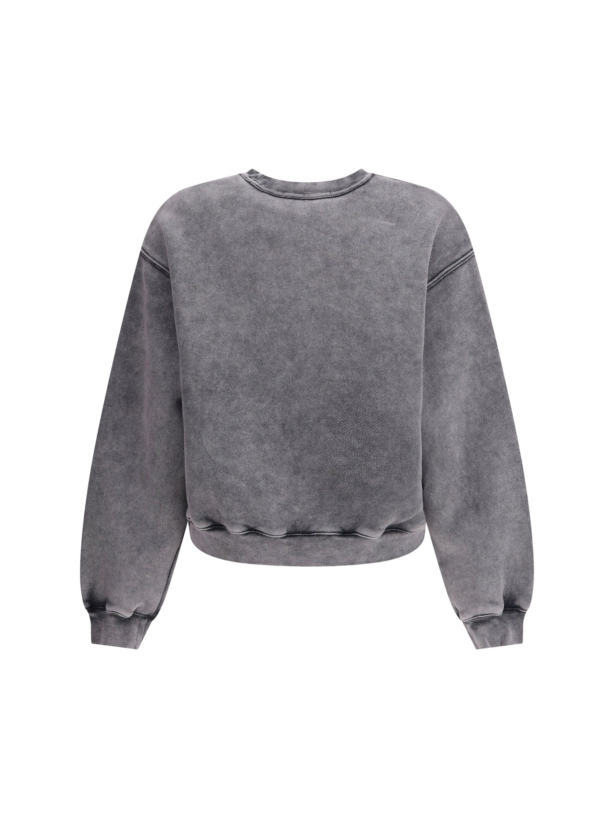 Alexander Wang Women Embossed Logo Crewneck Sweatshirt - 2