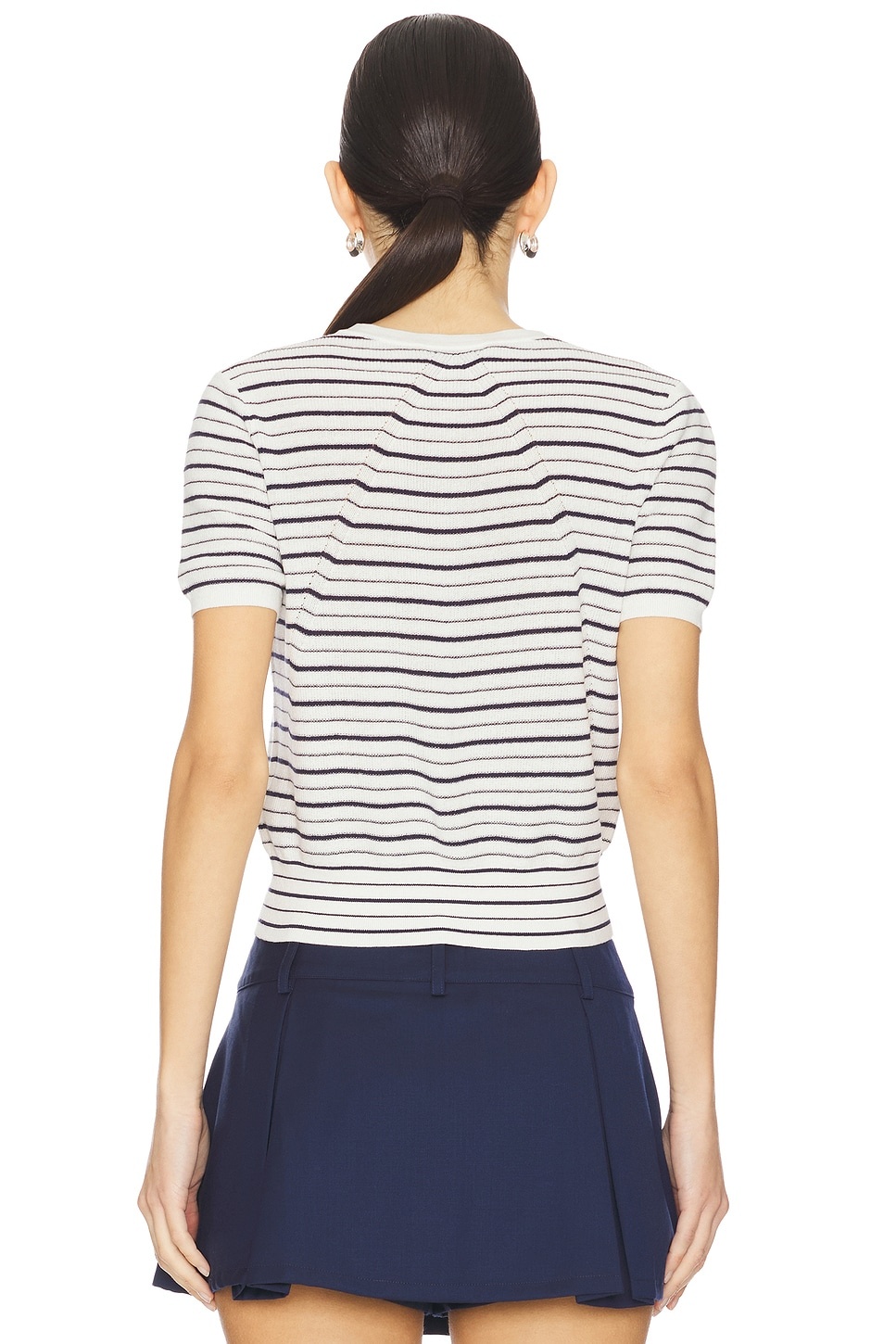 Dina Stripe Cardigan Top - 3