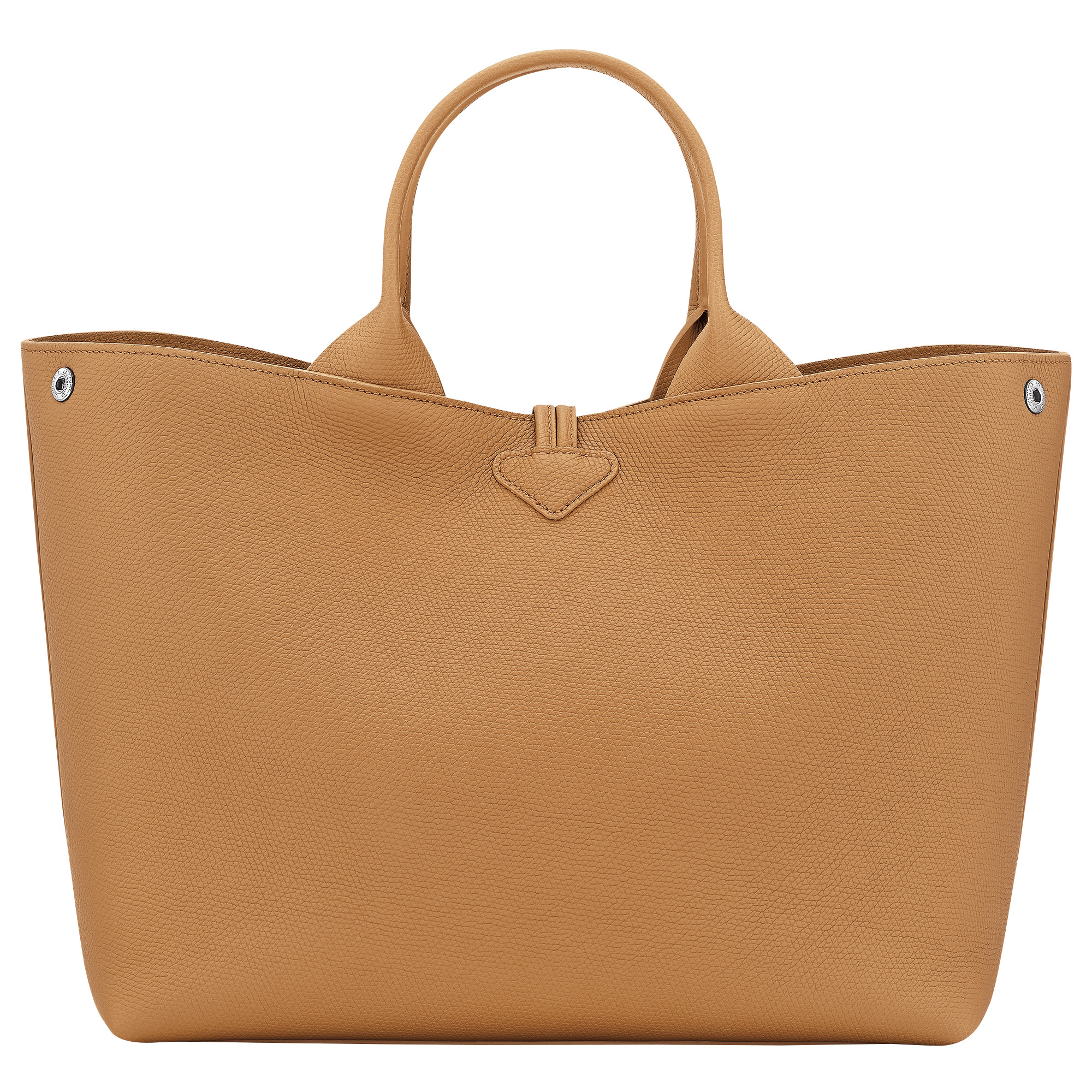 Le Roseau L Handbag Walnut - Leather - 4