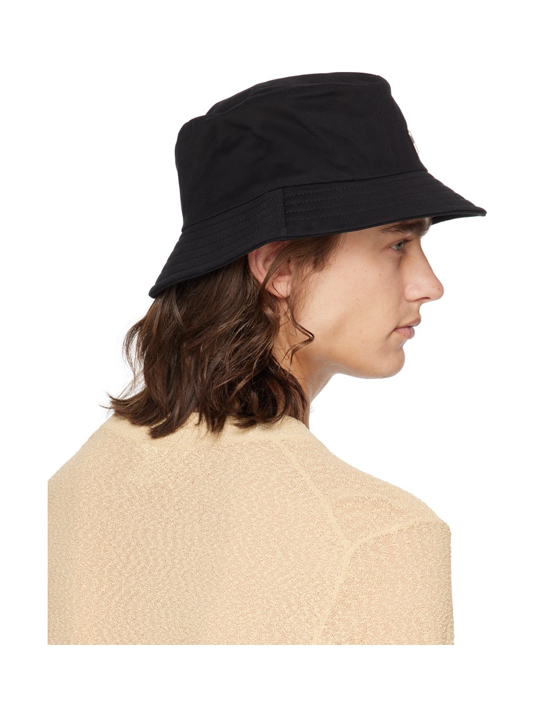 Black Ami de Cœur Bucket Hat - 3