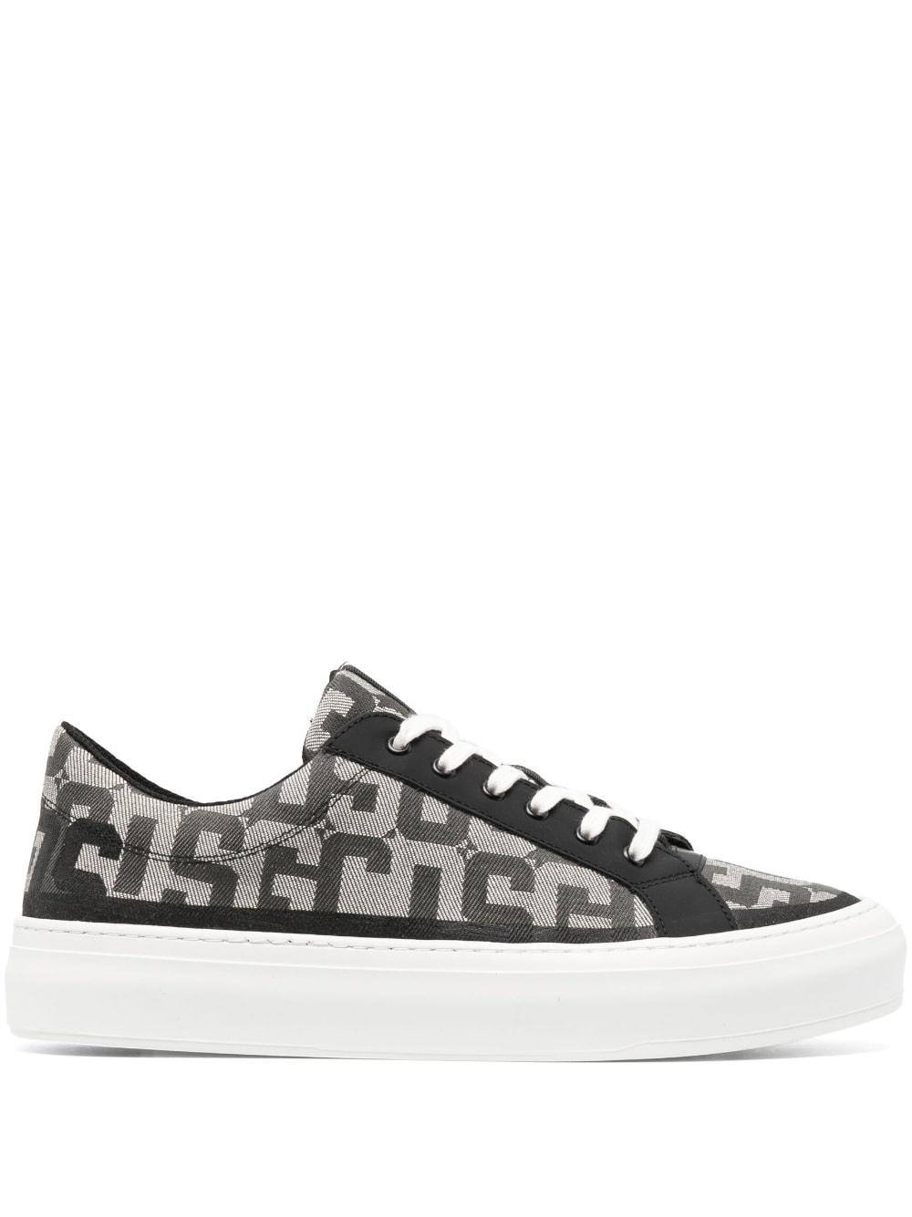 logo-print low-top sneakers - 1