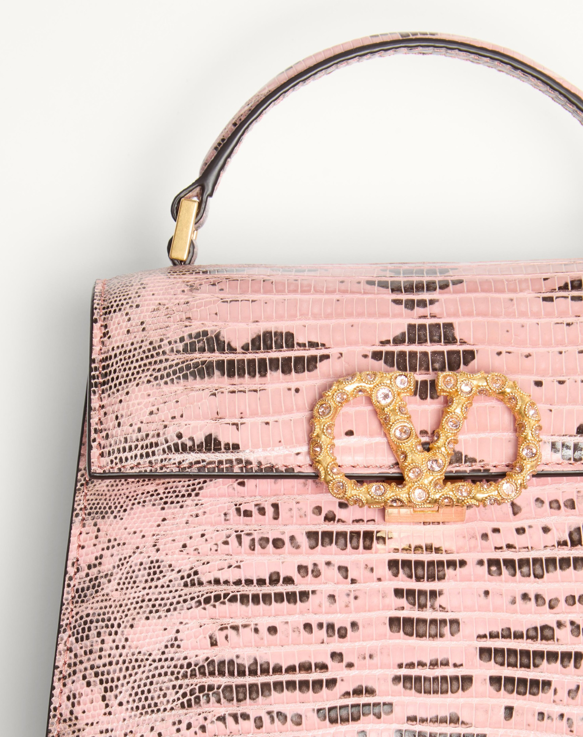 VALENTINO GARAVANI VSLING MINI HANDBAG IN TEJUS WITH JEWEL LOGO - 6