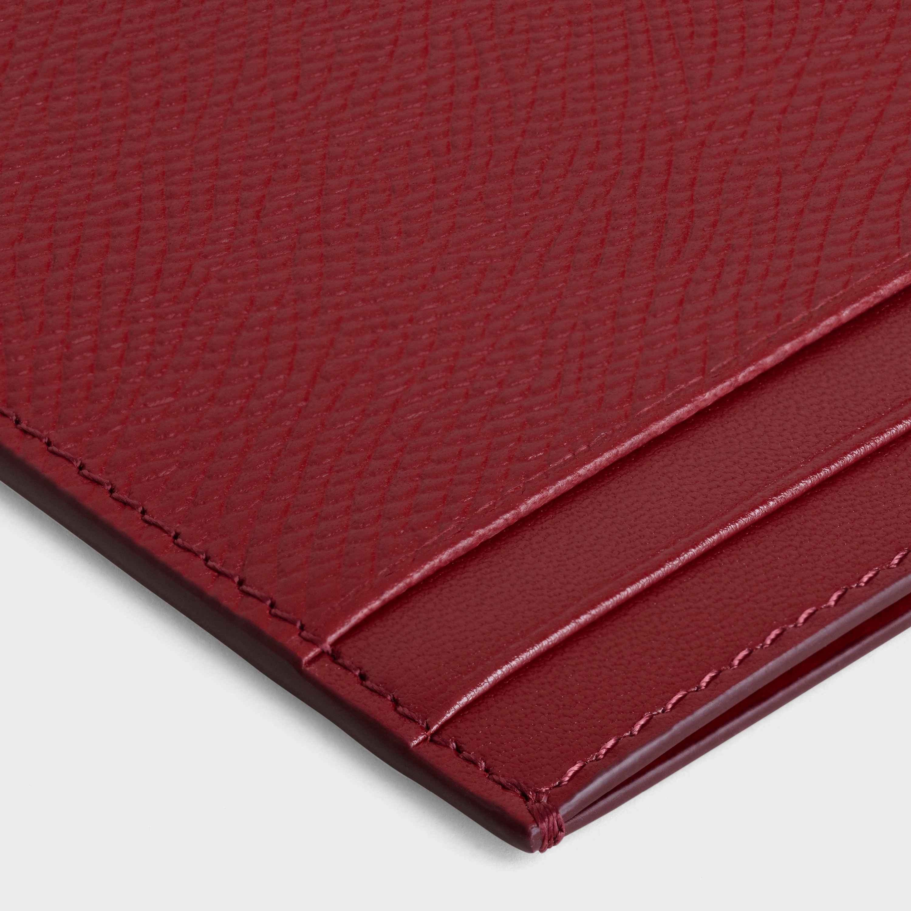 MULTIFUNCTION CARD HOLDER IN GRAINED CALFSKIN - 4