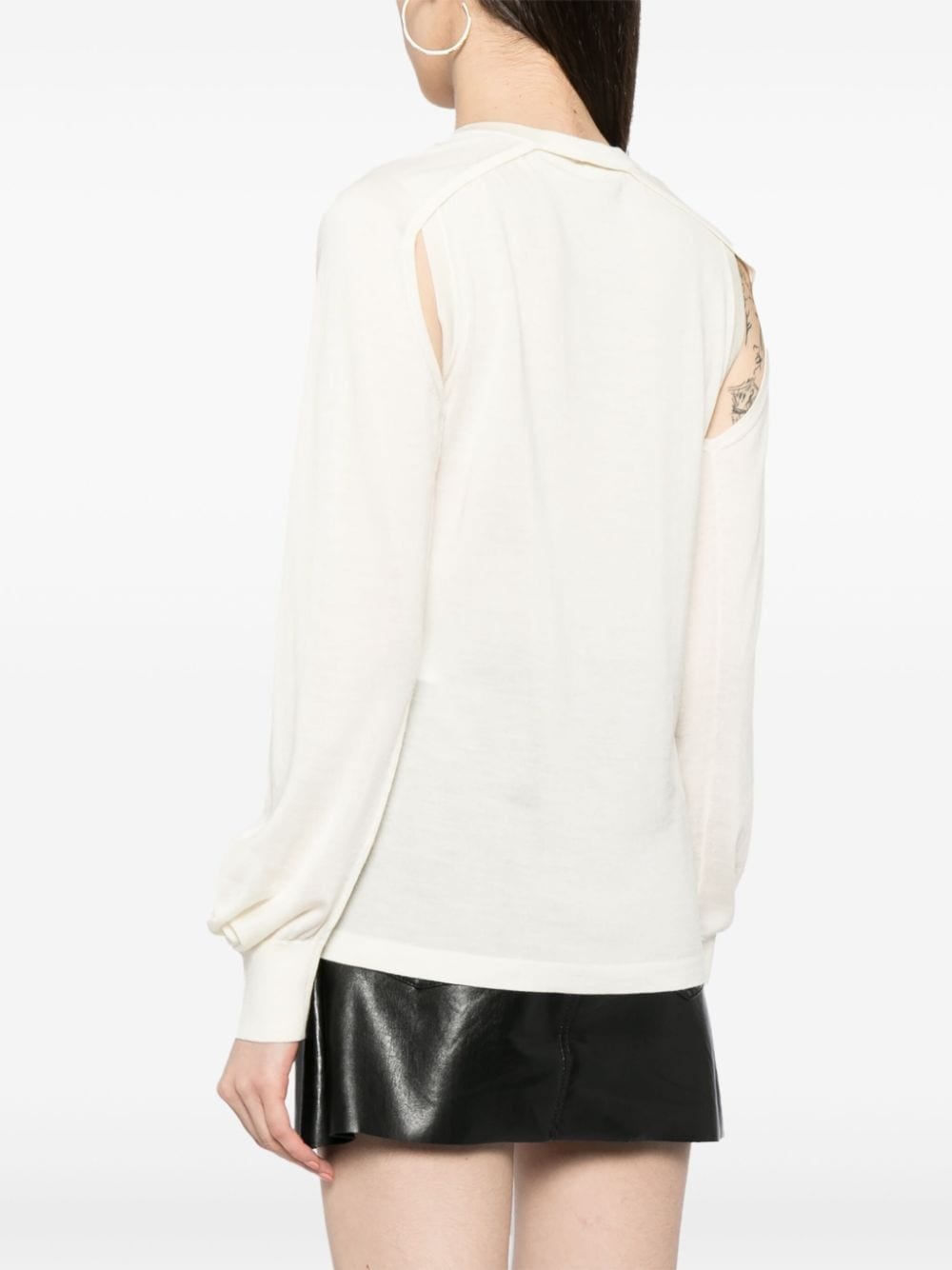cut-out detailing jersey - 4