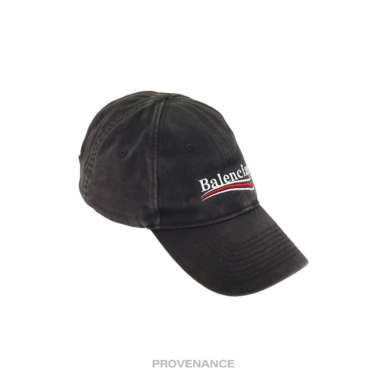Balenciaga Political Campaign Cap Hat - Washed Black - 3