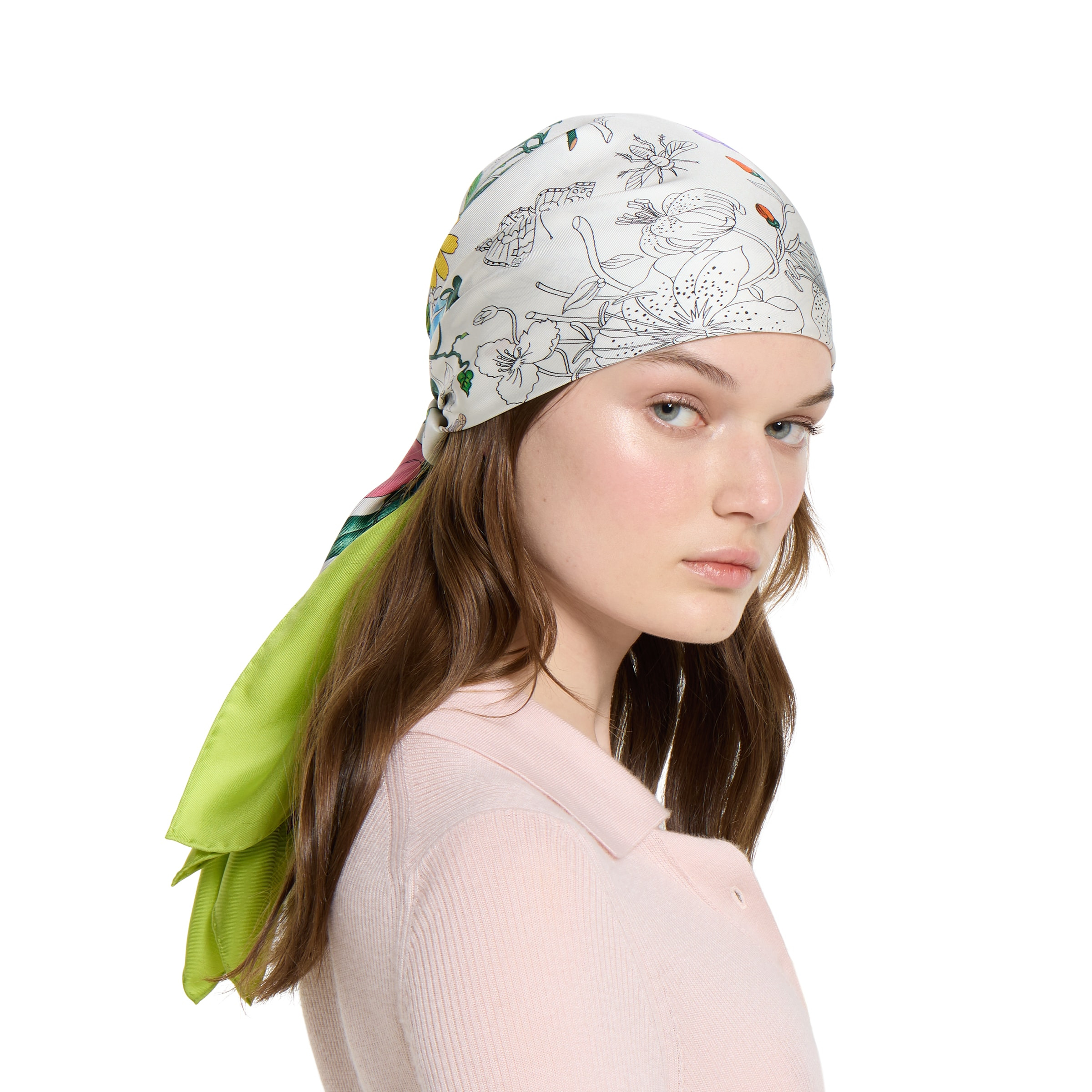 Printed silk carré - 3