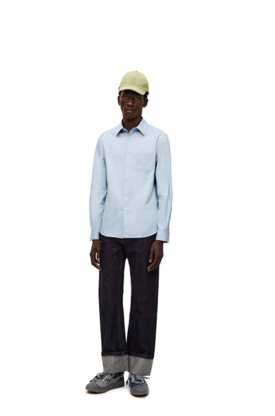Loewe Anagram debossed shirt in cotton outlook