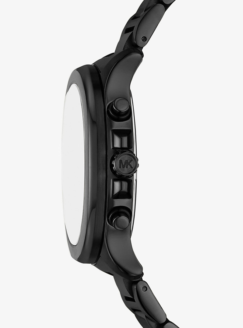 MICHAEL KORS Oversized Sage Black-Tone Watch outlook
