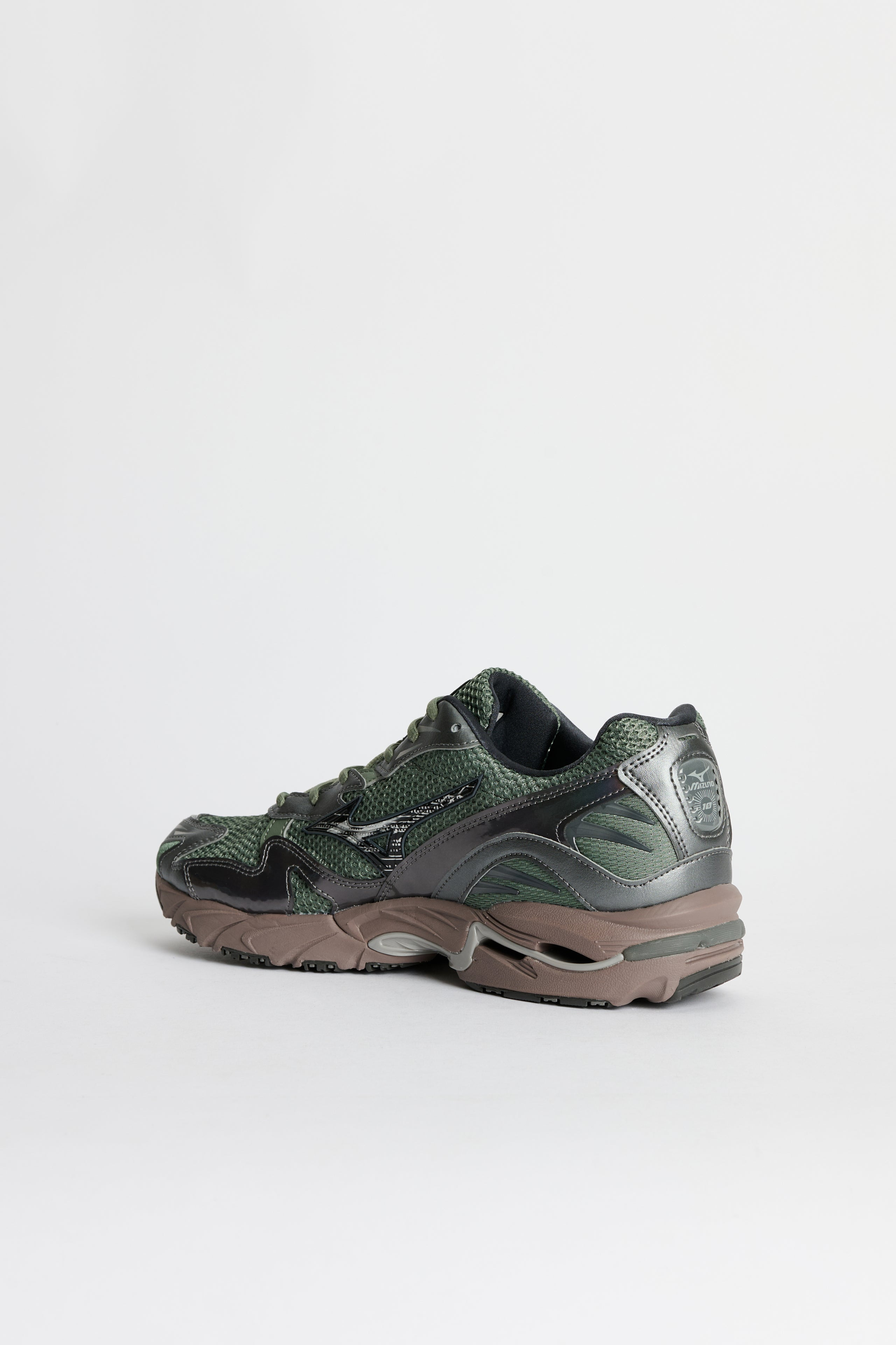 MIZUNO WAVE RIDER 10 AGAVE GREEN / BLACK SAND - 2