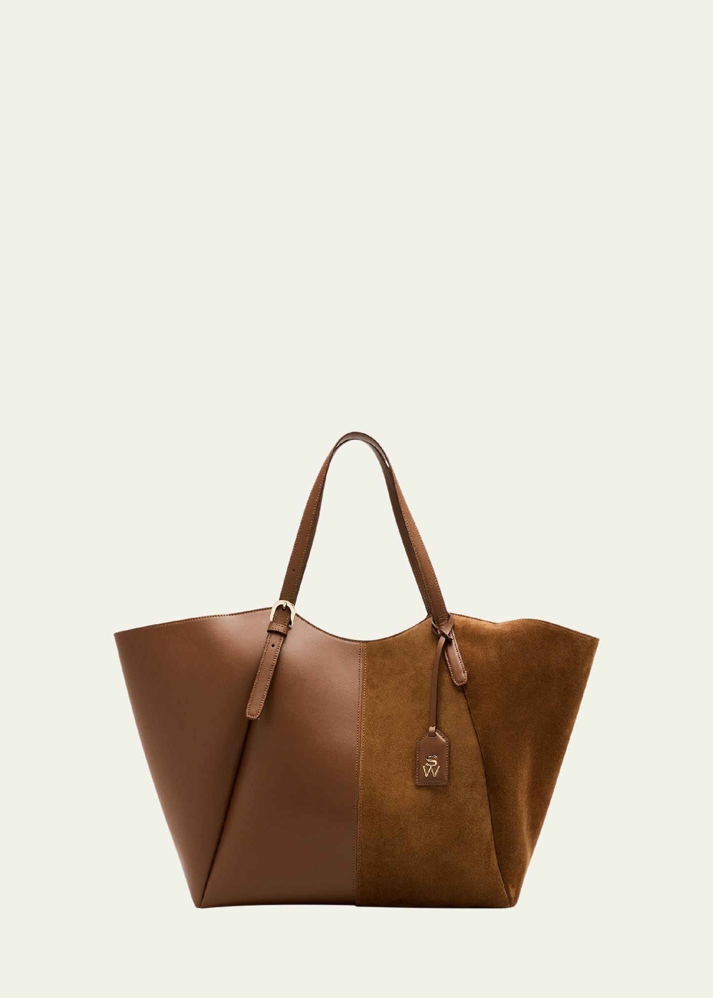 5050 Gogo Leather & Suede Tote Bag - 1