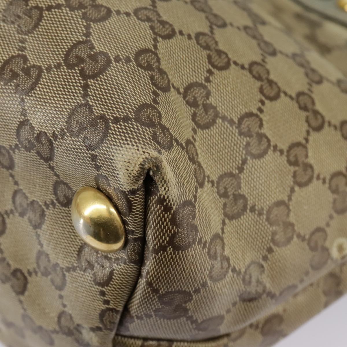 GUCCI GG Crystal Tote Bag Beige Gold - 16