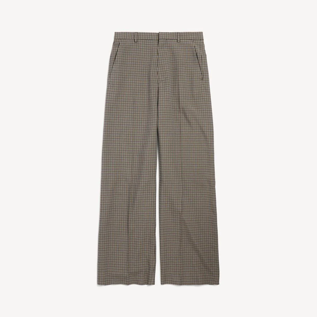 Women's Large Tailored Pants in Khaki/brown - 1