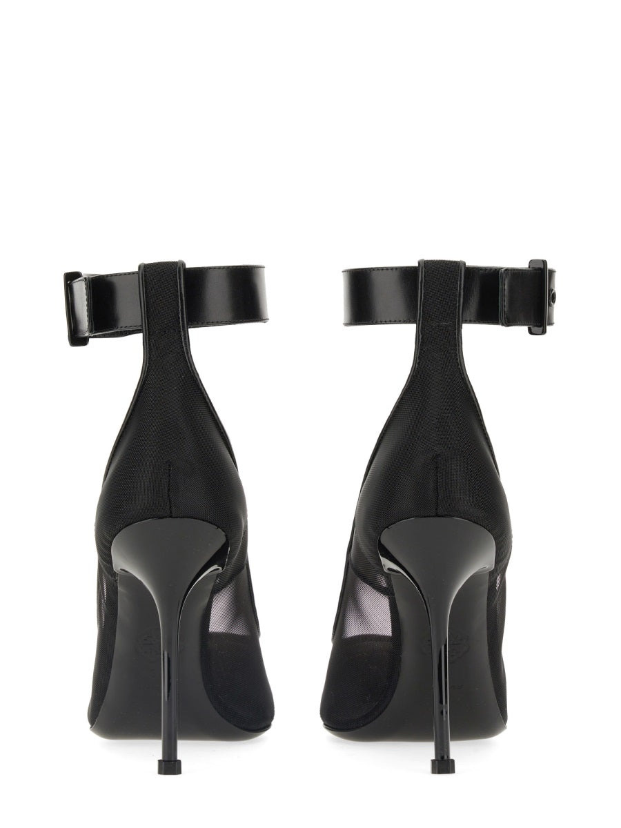 Alexander Mcqueen Women Punk Pumps With Strap - 4
