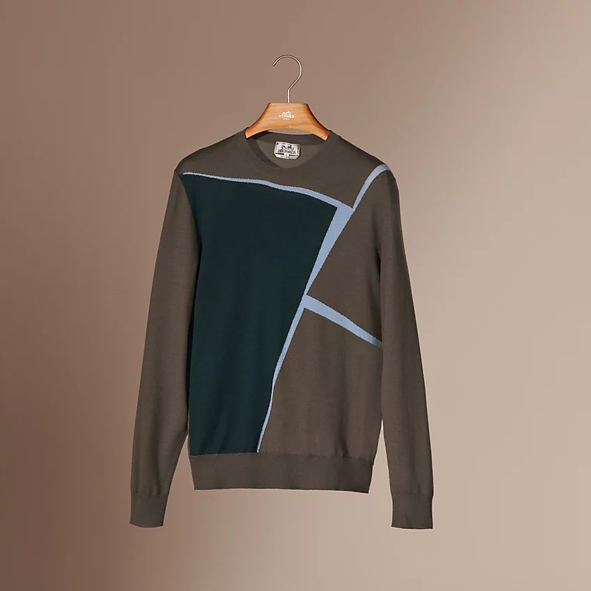 "Geometrie Variable" crewneck sweater - 4