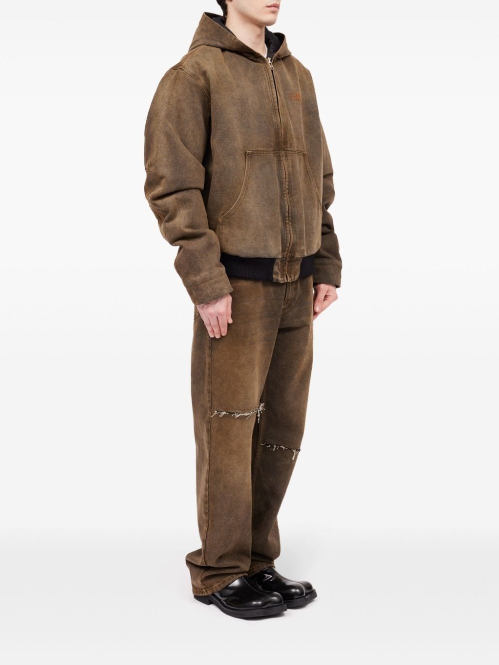 ribbed detail jacket - 3