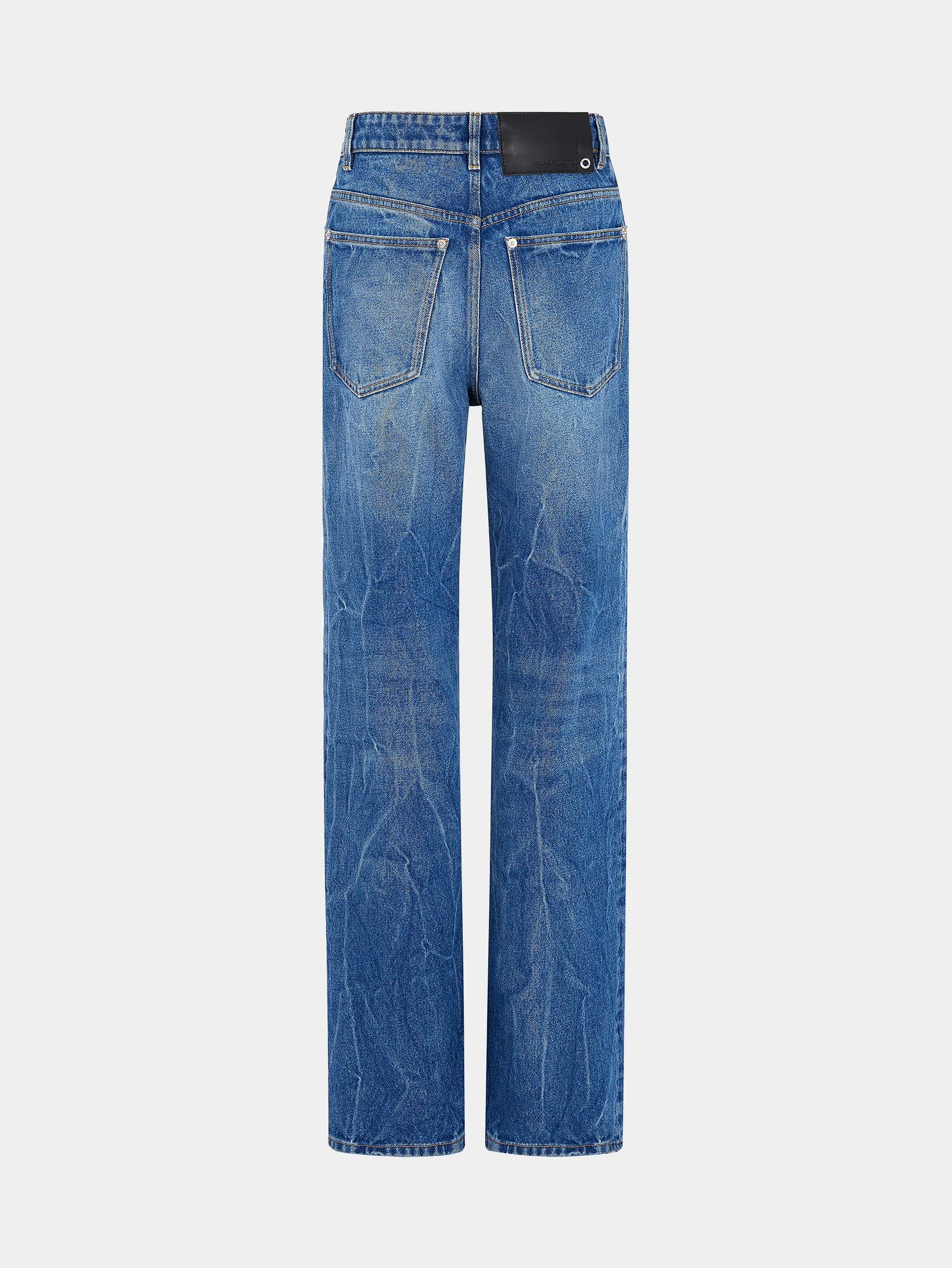 Paco Rabanne SIGNATURE JEANS WITH 1969 METAL DISCS | REVERSIBLE