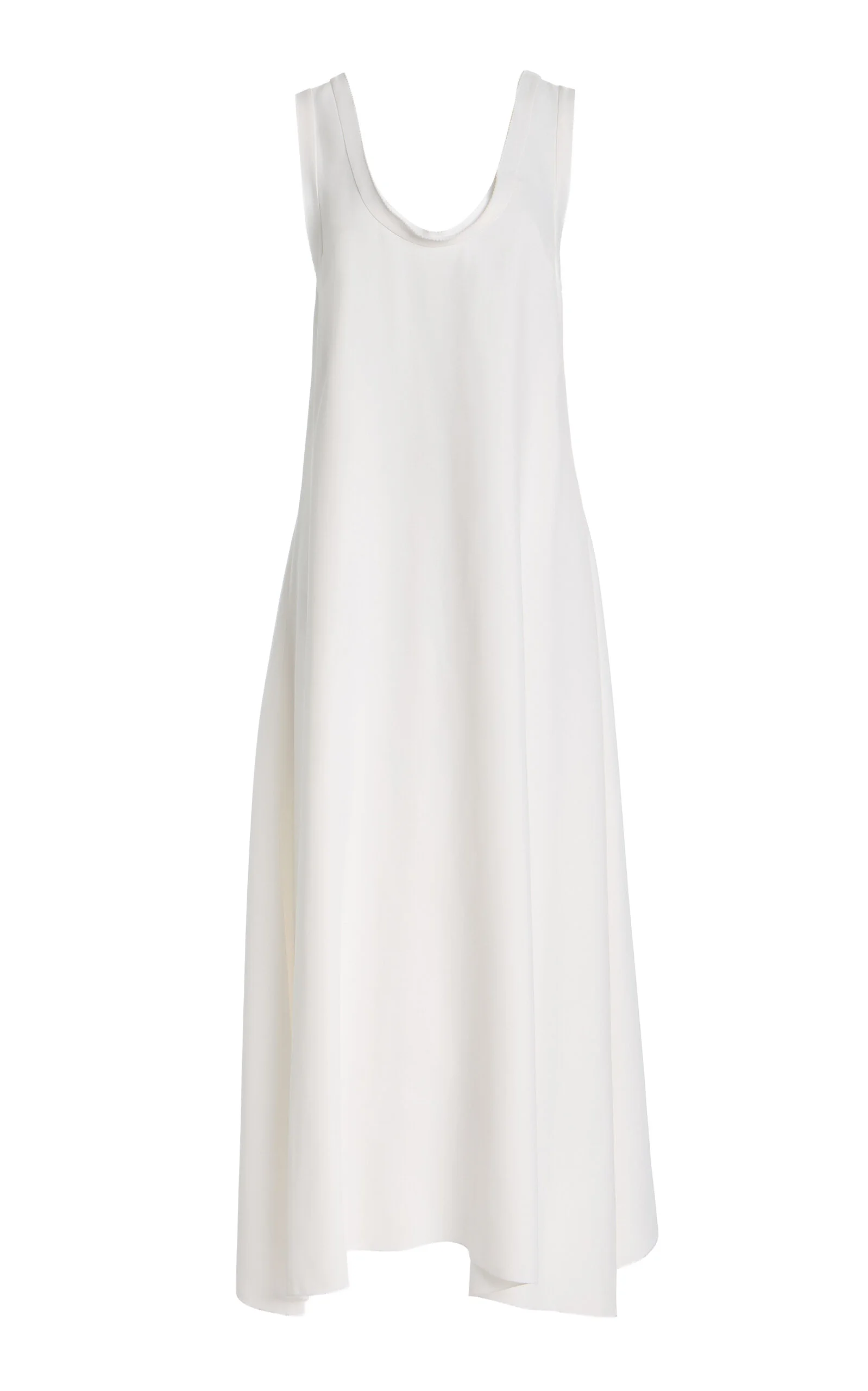 Renelle Twill Maxi Dress white - 1