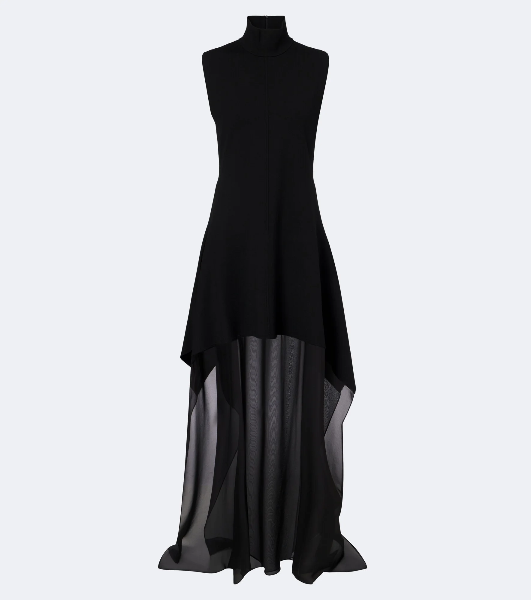 Turtleneck tiered maxi dress - 1