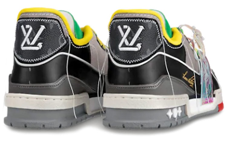 LOUIS VUITTON LV Trainers 'Yellow Multi-color' 1A8QA5 - 4